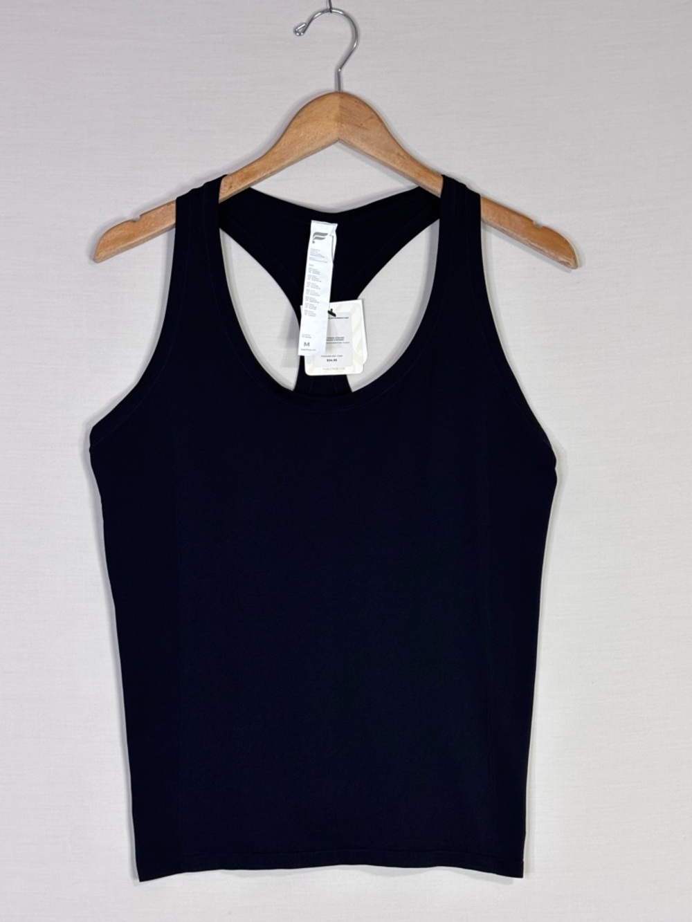 Fabletics Seamless Racerback Tank Black Sculpt Stretch Active Top M